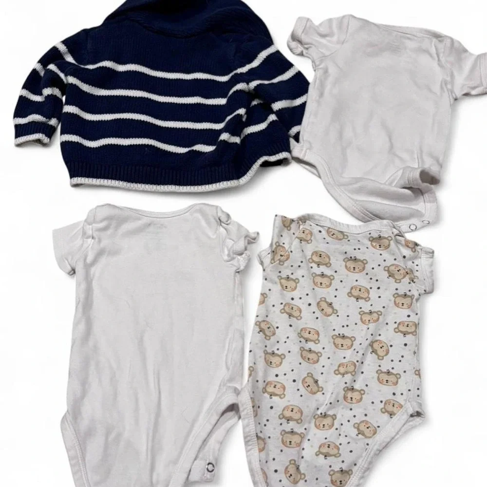 Baby newborn 0-3 month boy bundle 9 piece outfit bundle mix